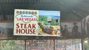 Las Vegas Steak House Restaurant, building the salvadoran dream