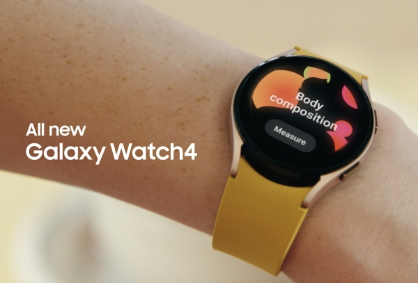 Es muy fácil medir la composición corporal con el Galaxy Watch4 Series