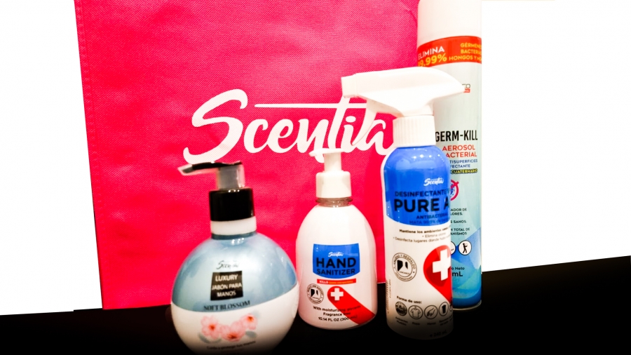 Scentia ofrece una línea completa de productos de higiene para su hogar