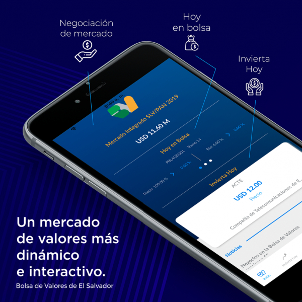 Ya está disponible la primera app bursátil de El Salvador