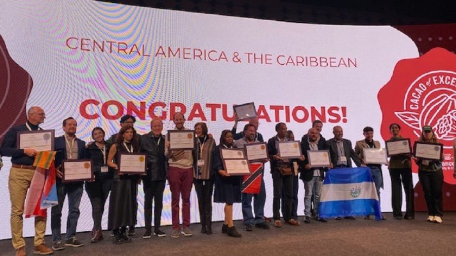 El Salvador gana premio de oro y bronce en el certamen Cacao of Excellence