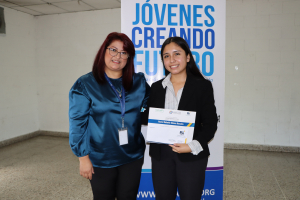 Banco Industrial El Salvador and FUSALMO graduate young people from program to obtain their first job