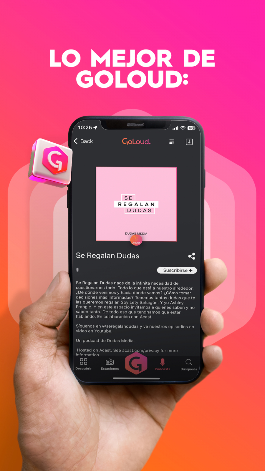 GoLoud, la aplicación para los amantes de los podcasts
