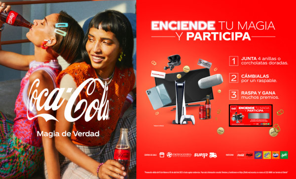 ¡“Enciende tu Magia y Participa” para ganar grandes premios con Coca-Cola!