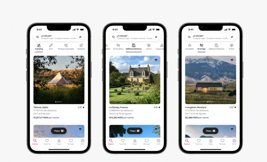Airbnb anuncia cambios en su plataforma basados en la nueva forma de viajar