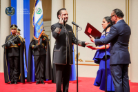 Nayib Bukele assumes the presidency of El Salvador for the second time in the National Palace