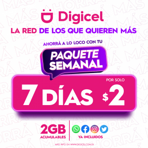Digicel becomes: “La red de los que quieren más”