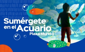 Plaza Mundo invita disfrutar del espacio de entretenimiento “Acuarium Virtual”