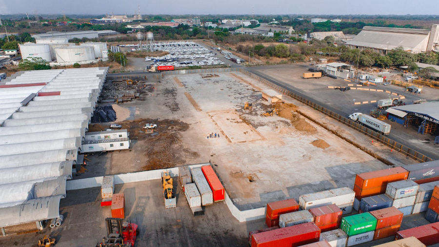 Invierten US$7.5 millones nueva bodega logística en el Puerto de Acajutla, Sonsonate