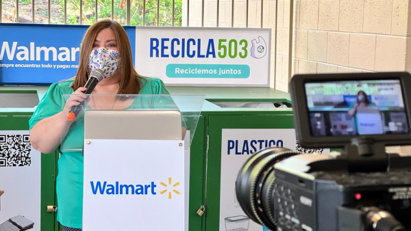 Nestlé El Salvador junto a Walmart y Recicla 503 lanzan nuevas estaciones de reciclaje