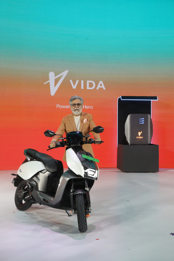 Hero Motocorp lanza VIDA V1, el primer scooter eléctrico totalmente integrado de La India