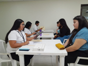 Ministry of Labor offices in San Salvador and Usulután conduct interview sessions