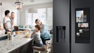 Connected home appliances make family routine easier and provide well-being