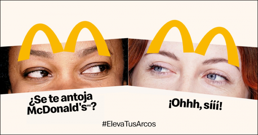 #ElevaTusArcos la nueva forma de decir con las cejas ¿Vamos a McDonald’s?