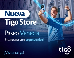 Tigo El Salvador se expande con su tercera tienda en Paseo Venecia, Soyapango