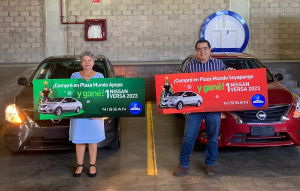 ¡Plaza Mundo regaló dos Nissan Versa 2023 gracias la fidelidad de sus clientes!