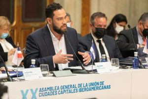 Alcalde de San Salvador es nombrado copresidente de la Unión de Ciudades Capitales Iberoamericanas