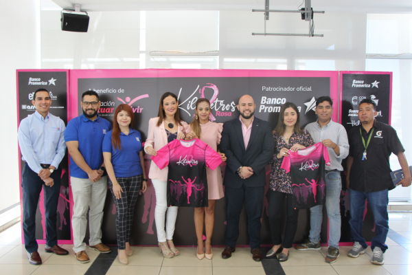 Banco Promerica y Fundación Actuar es Vivir se unen en la Carrera Kilómetros Rosa, en Pro de la Detección Temprana del Cáncer de Mama y Cérvix